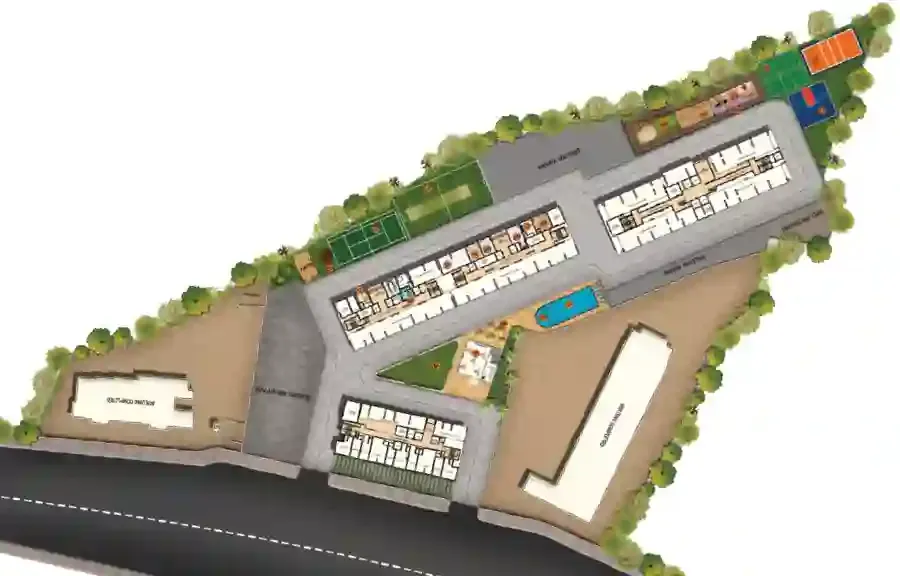 Squarefeet Green Square master plan layout